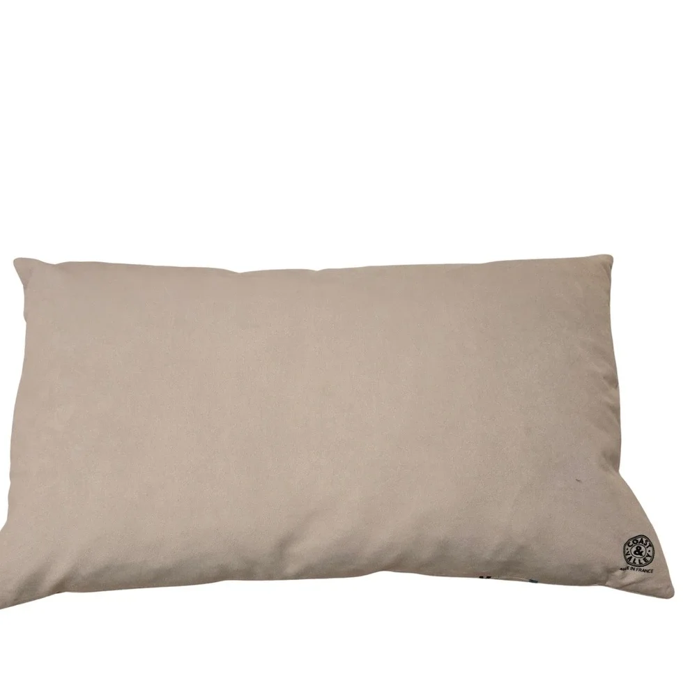 Coast & Valley Down Pillow Skiers Snowboarder Throw Pillow France Winter Whimsy